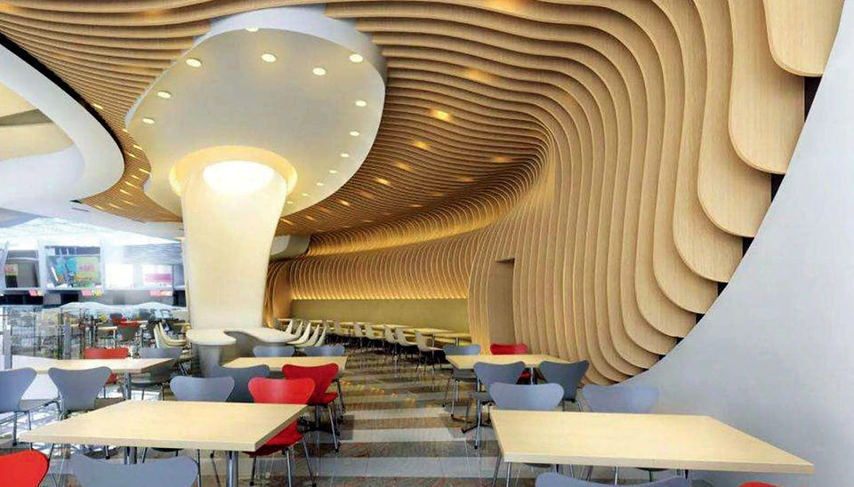 Curved Aluminum Profiles — Application example.