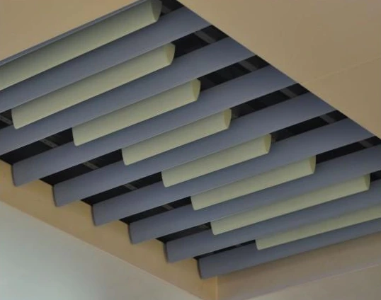 Bullet-Profile Baffle Ceiling — Application example.