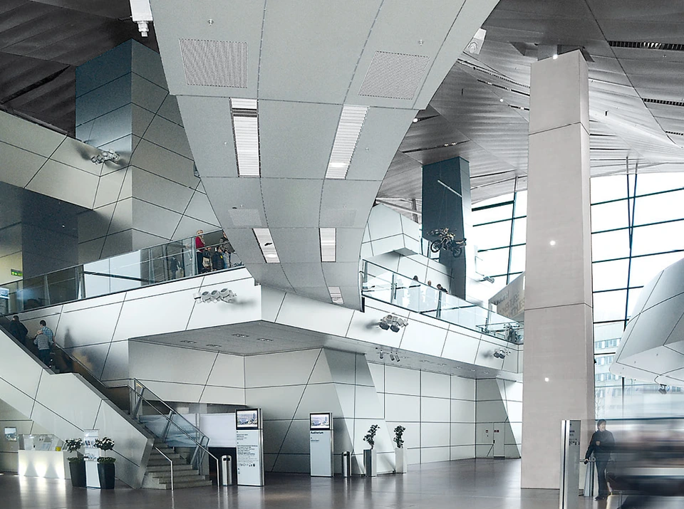Interior Aluminum Wall Panels — Application example.