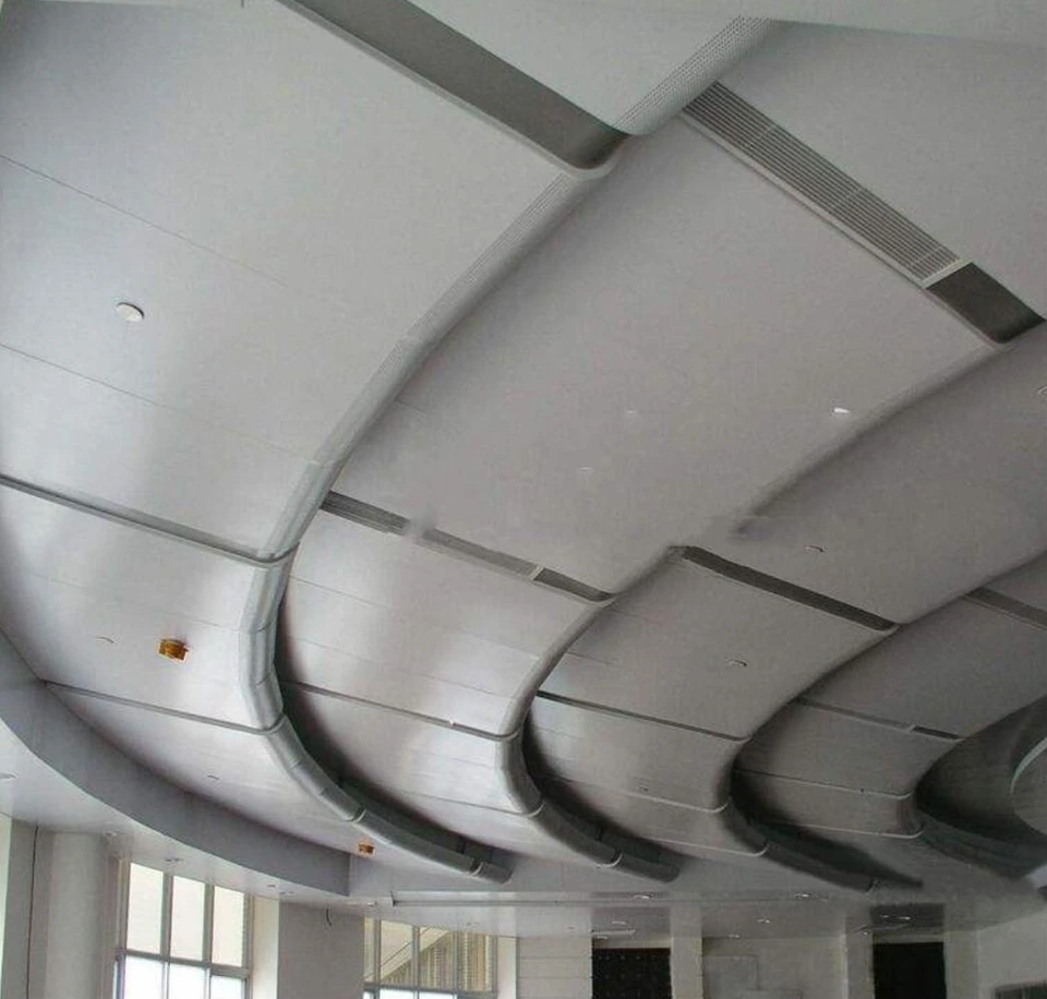 Formed Aluminum Panels — Application example.