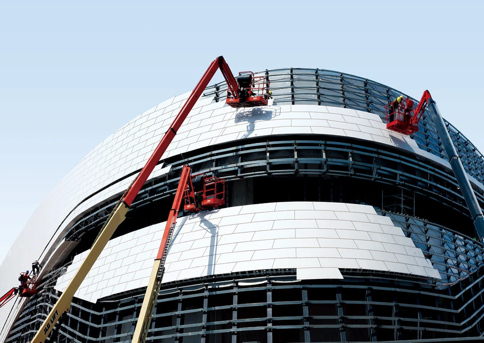 Exterior Aluminum Cladding Panels — Application example.