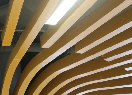 Rectangular Tube Baffle Ceiling — Application example.