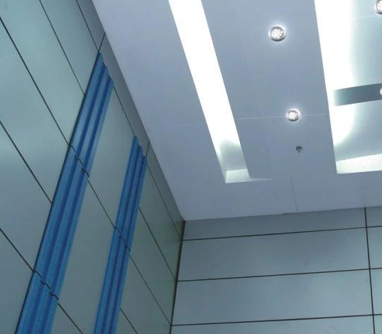 Open-Joint Aluminum Panels — Application example.
