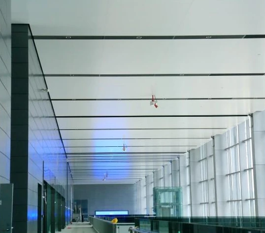 Open-Joint Aluminum Panels — Application example.
